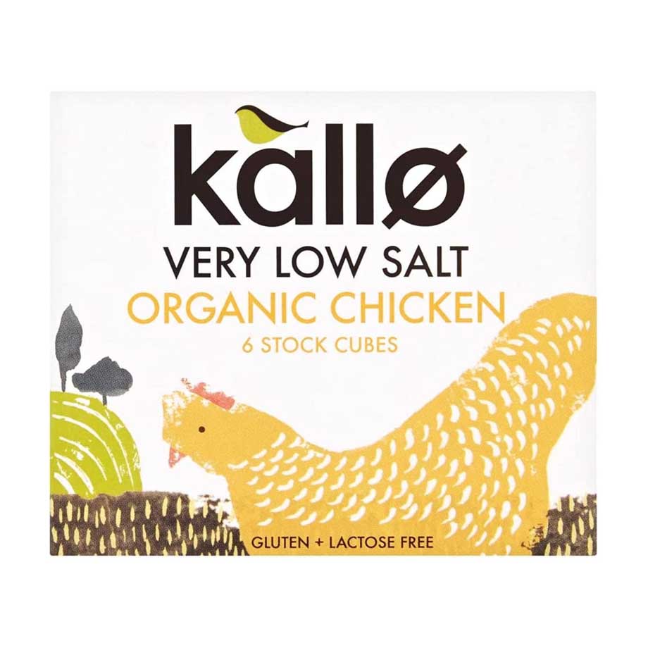 Hạt nêm hữu cơ dạng viên Kallo – Vị Gà – 6 month+ (48g)