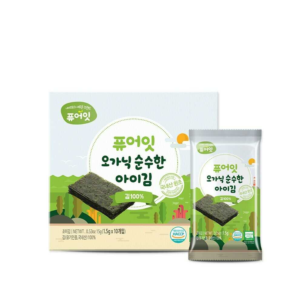 Rong biển tách muối hữu cơ – Pure Eat (15g)