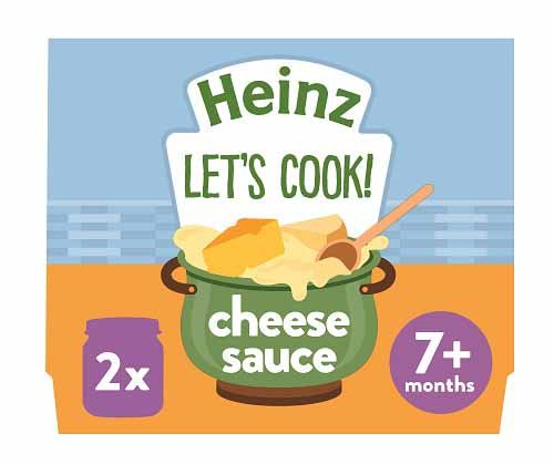 Nước xốt nui mì cho bé 7 tháng – Heinz – Phô mai (160g)